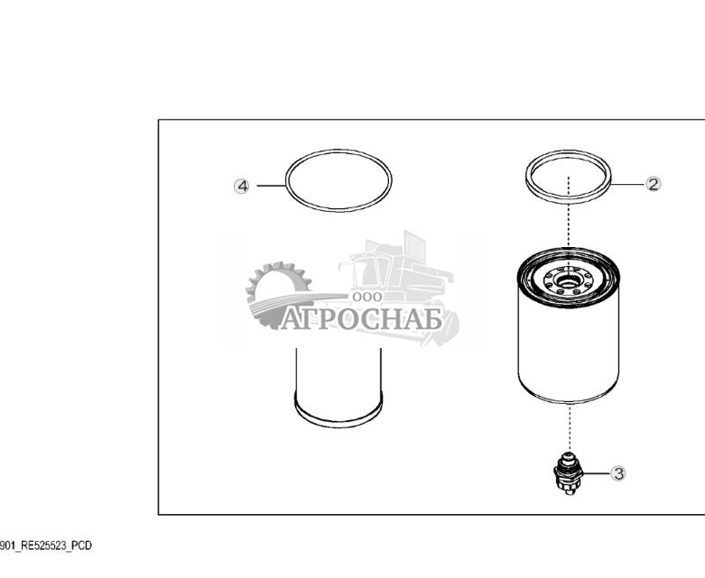 9901 Комплект для обслуживания элемента топливного фильтра - ST23165 133.jpg
